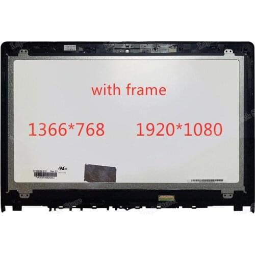 FREE SHIPPING 15.6" LCD Touch Screen Digitizer+Bezel Assembly For Lenovo Flex 3 15 15D 3-1570 3-1580 N156BGE-EA2 LP156WF4.SPL1