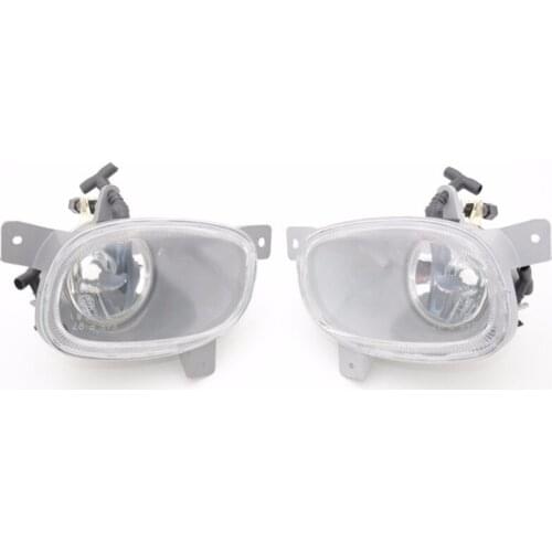 1Pair Left and Right Clear Lens Front Bumper Fog Lamps Light Without Bulb For VOLVO S80 1999-2006