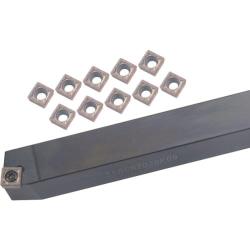 1pc SSBCR1212H09 SSBCR2525M09 SSBCL2525M12 External Turning Tool Holder Lathe cutting SCMT09/12 Carbide inserts CNC Boring Bar