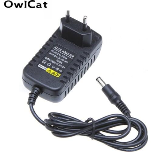 1Pcs Supply Charger AC DC 12V 2A Power Supply Converter Adapter Switching Power AC 100-240V to DC For CCTV Camera LED Lamp