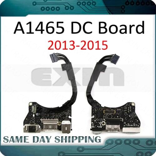 10Pcs/Lot Genuine 2013 2014 2015 A1465 I/O USB Audio Board Power DC Jack for MacBook Air 11" 820-3453-A 923-0430