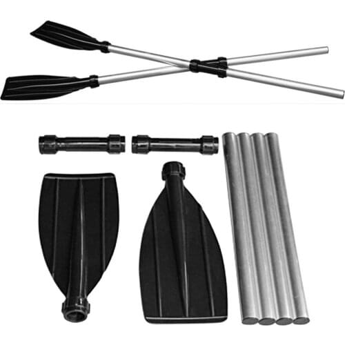 2Pcs Detachable Oars Rubber Boat Thickened Aluminum Alloy Paddle Fishing Boat Strong Hand Rafting Paddle Boating Accessories