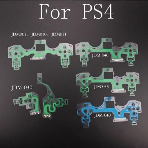 30pcs JDM-030 JDM-040 JDM-055 for PlayStation 4 PS4 Pro Slim Controller Conductive Film Keypad flex Cable for Dualshock 4