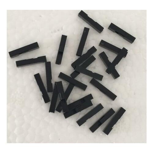 500Pcs 1P Dupont Jumper Cable Housing Connector Kit Plug Female Pin Terminal Dupont Shell Kit 2.54mm Pitch 1 Holes Spacing Head