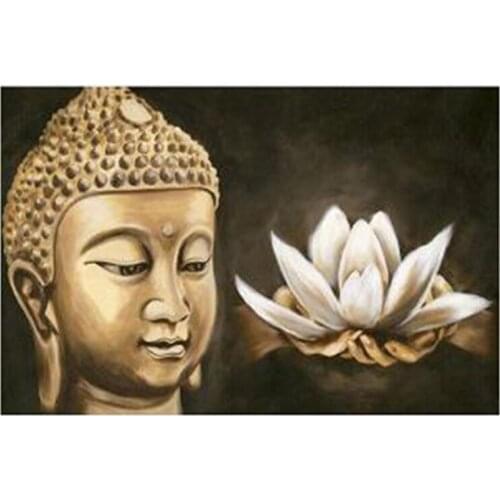 5D DIY Full Round/Square Diamond Painting Religious Buddha 3D Embroidery Cross Stitch Rhinestone Mosaic Home Decor Art Yc1021