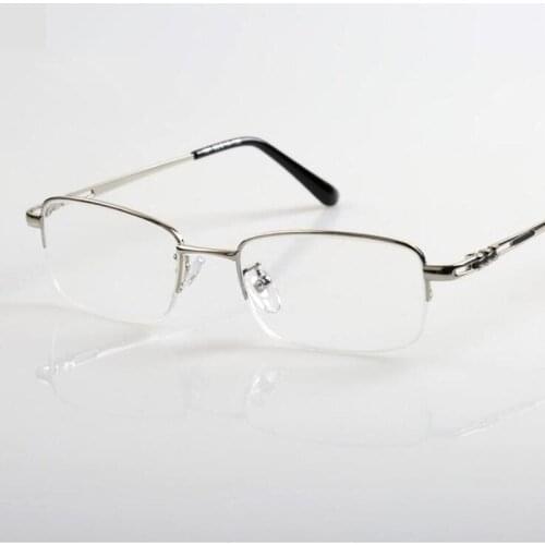 Brand Design Metal Half-rim Men Women Bifocal Reading Glasses Presbyopic Eyeglasses Spectacles Reader Eyeglass