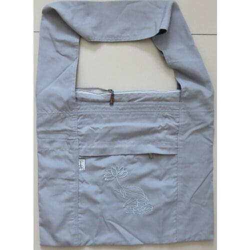 3colors yellow/brown/gray zen Buddhist Monks martial arts bag canvas shaolin kung fu meditation arhat canvas abbot nunlay bags