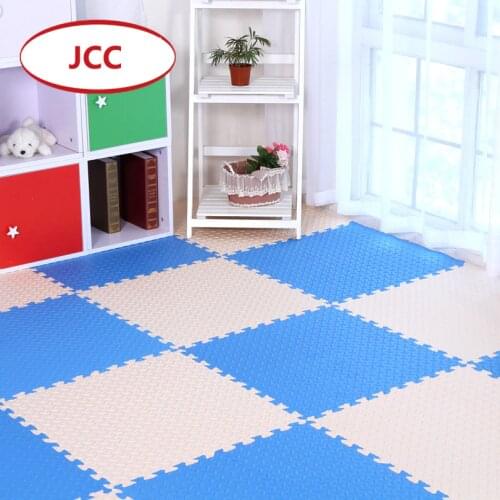 JCC Mix Leaf Pattern Baby EVA Foam Puzzle Play Mat /kids Rugs carpet Interlocking Exercise Floor for children Tiles 60*60*1.2cm