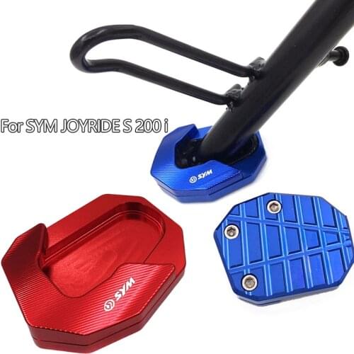For SYM JOYRIDE S 200 I ABS JOYRIDES200 CNC aluminum Motorcycle stand Side plate to extend extension Kick Stand