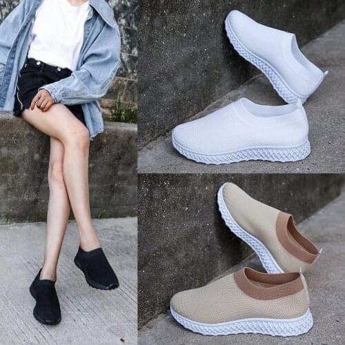 Large Size 41 Fly Woven Mesh Shoes Breathable Sports Casual Walking Shoes 2021 Summer New Style