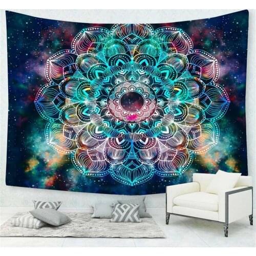 Indian Mandala Tapestry Hippie Home Decorative Wall Hanging Boho Psychedelic Beach Yoga Mat American Flag Bedspread Tapestries