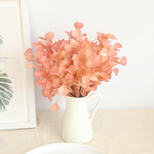 3pcs/lot simulation Ginkgo biloba leaves fake grass bouquet home decor wedding bride bouquet fake flower wall artificial plant