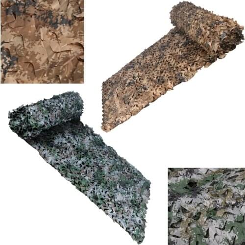 Camo Net Sun Shade Tent Garden Hidden Fence Gazebo Hood Shelter Hunting Party Car Cover Shade Awning Bulk Roll Sunshade Camping