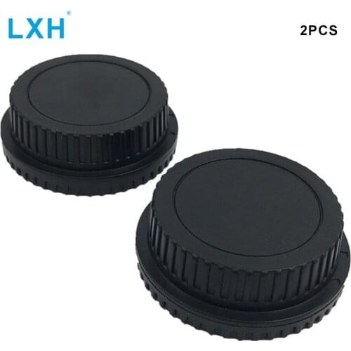 LXH EF-S Front Body Cap+Rear Lens Cap for All Canon EF-S EOS Mark II, III, IV,7D Mark II D30,D60,10D,40D,5D,Rebel XT, XTi T5
