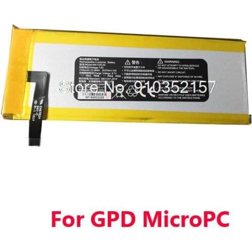 MINI Battery For GPD Pocket 2 Pocket2 624283-2S For GPD WIN2 6438132-2S 4900MAH For GPD MicroPC 4841105-2S 7.6V