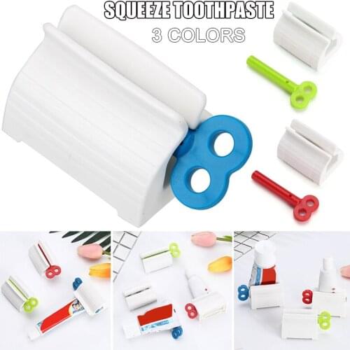 1Pcs Multi-functional Toothpaste Dispenser Facial Cleanser Squeezer Clips Rolling Toothpaste Squeezer Tube Bathroom Accessories