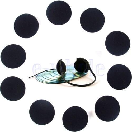 MLLSE 2pcs 50mm Headphone Replacement Foam Pad Ear Pad Sponge In-ear Earphone Cover Earphone Accessories