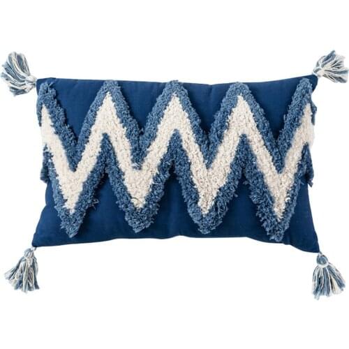 Tassels Cushion Cover Nordic Style Bright Color Pillow Case Modern Room Waist Cushion Cover For Home Living Room Bedroom Decor