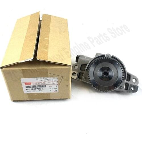 Genuine Japan 4LE2 Oil Pump for ZX85 8-98095768-1 8980957681 8-98095768-3 8980957683 8-98063663-0 8980636630