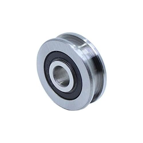 H Groove Bearing ( 2PCS ) 10*37*12*14 mm Steel Bearing Rollers H8/3 H8/4 H6/3 Slide Guide Bearings U Wheel Pulley