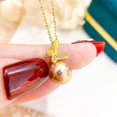 1PCS S925 Sterling Silver Pearl Tray Charm Connector Bail Pendant Clasp DIY Necklace Jewelry Making Accessories