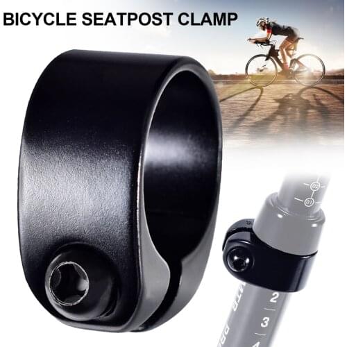 Strength Bicycle Seatpost Clip Strong Durable Forging 3D Molding Integrated Saddle Anti-theft 30.9/ 31.6MM Bike Cycling Bracket