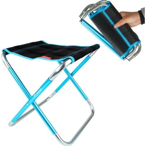 Folding Fishing Chair Lightweight Picnic Camping Chair Foldable Aluminium Cloth Outdoor Portable Easy To Carry Outdoor Furniture