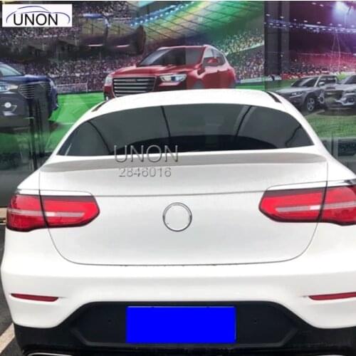 For Mercedes Benz GLC Class Coupe GLC300 GLC250 Spoiler 2016-2018 GLC43 GLC260 Spoiler High Quality ABS Car Rear Wing Spoiler