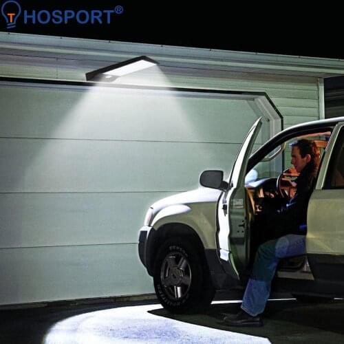 IP65 Waterproof Solar LED Wall Lamp Human Induction Sensor 3 Modes Outdoor Light High Conversion Low Power Consumption