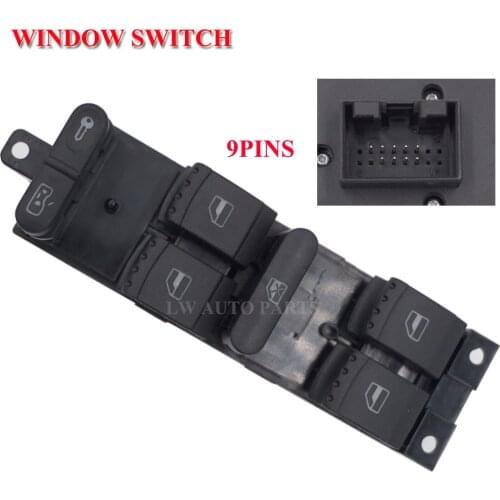 1J4959857D 1J4 959 857 D ELECTRIC MASTER WINDOW SWITCH MASTER FOR VW GOLF JETTA MK5 6 TIGUAN PASSAT