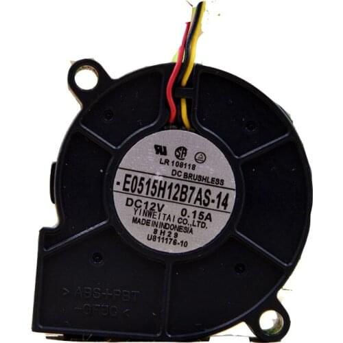 2pcs New fan For E0515H12B7AS E0515H12B7AS-24 5015 12V 0.15A