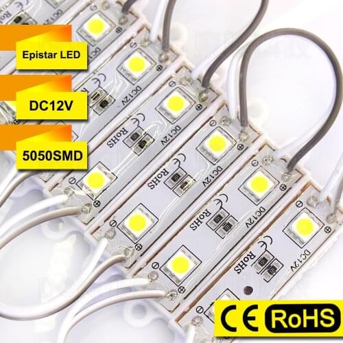 400PCs/pack Small size SMD 5050 2leds led module light DC12V 0.5w IP65 signs logo blister luminous words Corridor Window