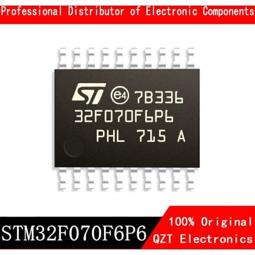 5pcs/lot new original STM32F070F6P6 STM32F070 TSSOP20 microcontroller MCU In Stock