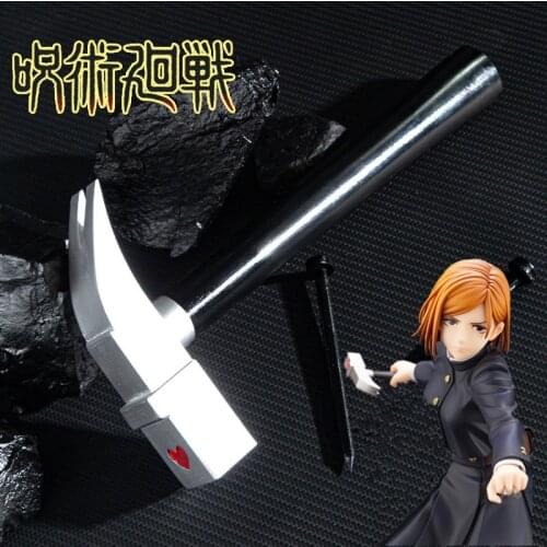 Anime Jujutsu Kaisen Nobara Kugisaki Cosplay PVC Weapon Hammer Prop Cosplay Costume Props Accessories cosplay Simulation Toy