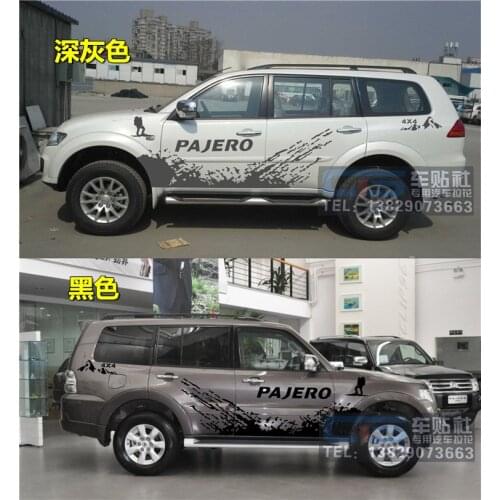 Car stickers FOR Mitsubishi Pajero V93 V97 V73 Door body exterior decoration Off-road modified stickers Film