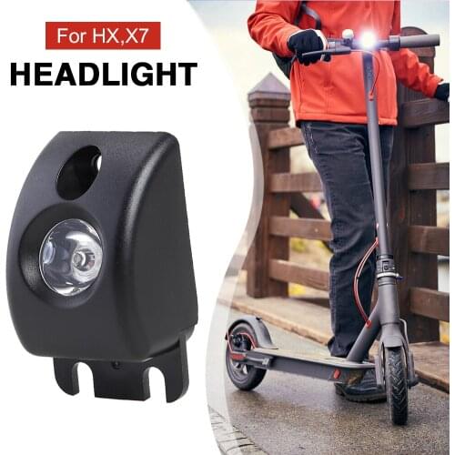 Electric Scooter Bike Headlight LED Bicycle Front Lamp Lighting for HX X7 Electric Bike Scooter Accessories