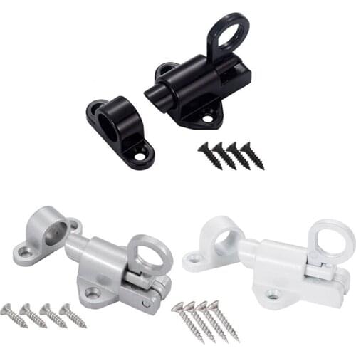 JFBL Hot Aluminum Alloy Security Automatic Window Gate Lock Spring Bounce Door Bolt Latch