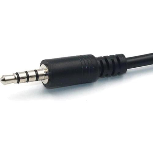 3.5mm Male Audio AUX Jack To USB 2.0 Type A Female OTG Converter Adapter Cable 1 Female To 2 Male Adapter Cable For Earphone