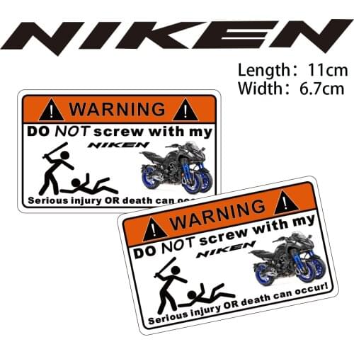 KODASKIN Motorcycle Cheap 2D Creative Warning Sticker Decal for YAMAHA NIKEN