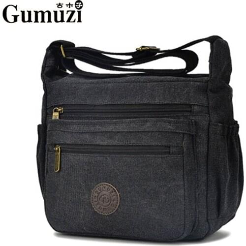Fashion Women Canvas Bag Brand Shoulder Bag Casual Zipper Famale Messenger Bags High quality Male travel bags Totes