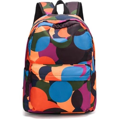 Fashion Camouflage print Laptop Travel Bags for Teenager Girls Women Backpack College Student School Bag
