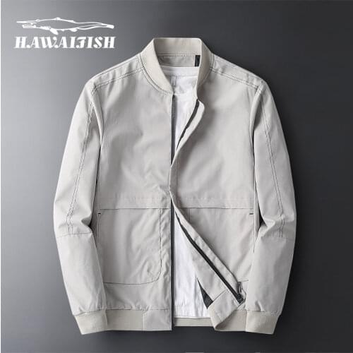 Hawaifish brand mens jackets autumn and winter new arrival fashion windbreaker high quality casual silm jaquetas masculina