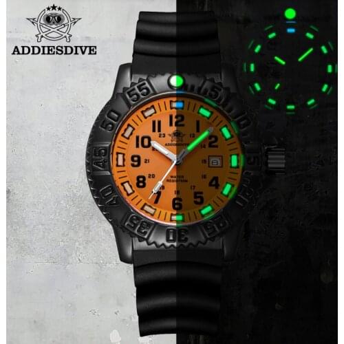 Addies Men Military Outdoor Gear Watch 50m Waterproof Luminous Wristwatch relogios masculino Sport Mens Watches
