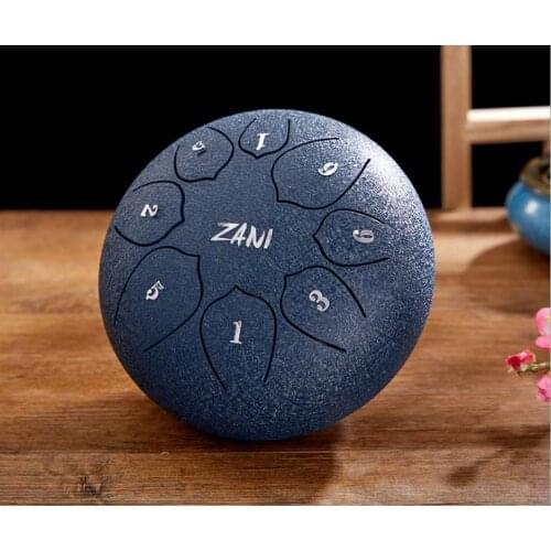 Worry-free drum new 8 Tone Steel Tongue Drum 6 Inch Tongue Drum Ethereal drum beat Musical instrument Yoga Meditation Music