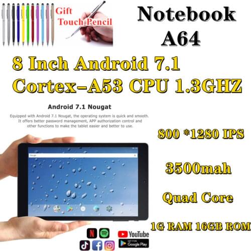 2021 Newest Android 7.0 Kids Learning Education Tablet Children Gift Tablet 7 inch Mini Tablet PC With Silicone Case
