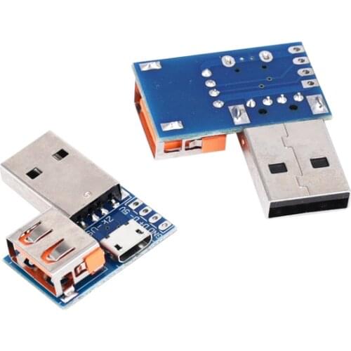 Usb adapter board Micro usb to USB female male to female header4P 2.54mm inline DIP 2.54MM PCB Board Adapter Converter