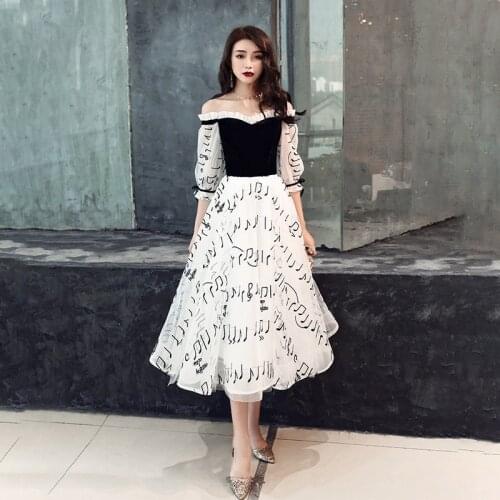 Bridesmaids Dresses Illusion Half V-Neck A-Line Tulle Off The Shoulder Ankle-Length Luxury White Women Wedding Party Gown E669