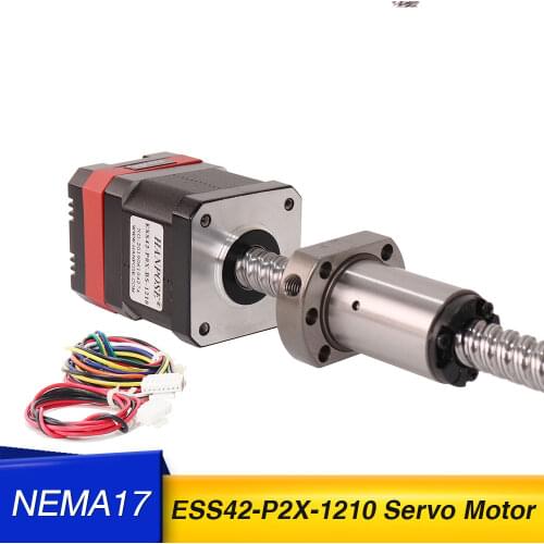 1pcs ball screw motor length 60mm nema17 stepper motor ess42hs60-p1x sfu1210 closed loop servo stepper motor