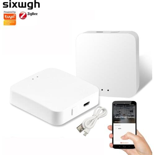 Smart home gateway hub is the control center of Zigbee/Bluetooth/WIFI devices to realize whole-house intelligence through Tuya