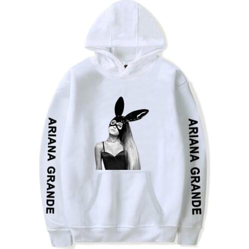 2019 Ariana Grande Sweatshirt Dangerous Woman Tour Hip Hop Hooded Harajuku Girl Hoodies Sweatshirts